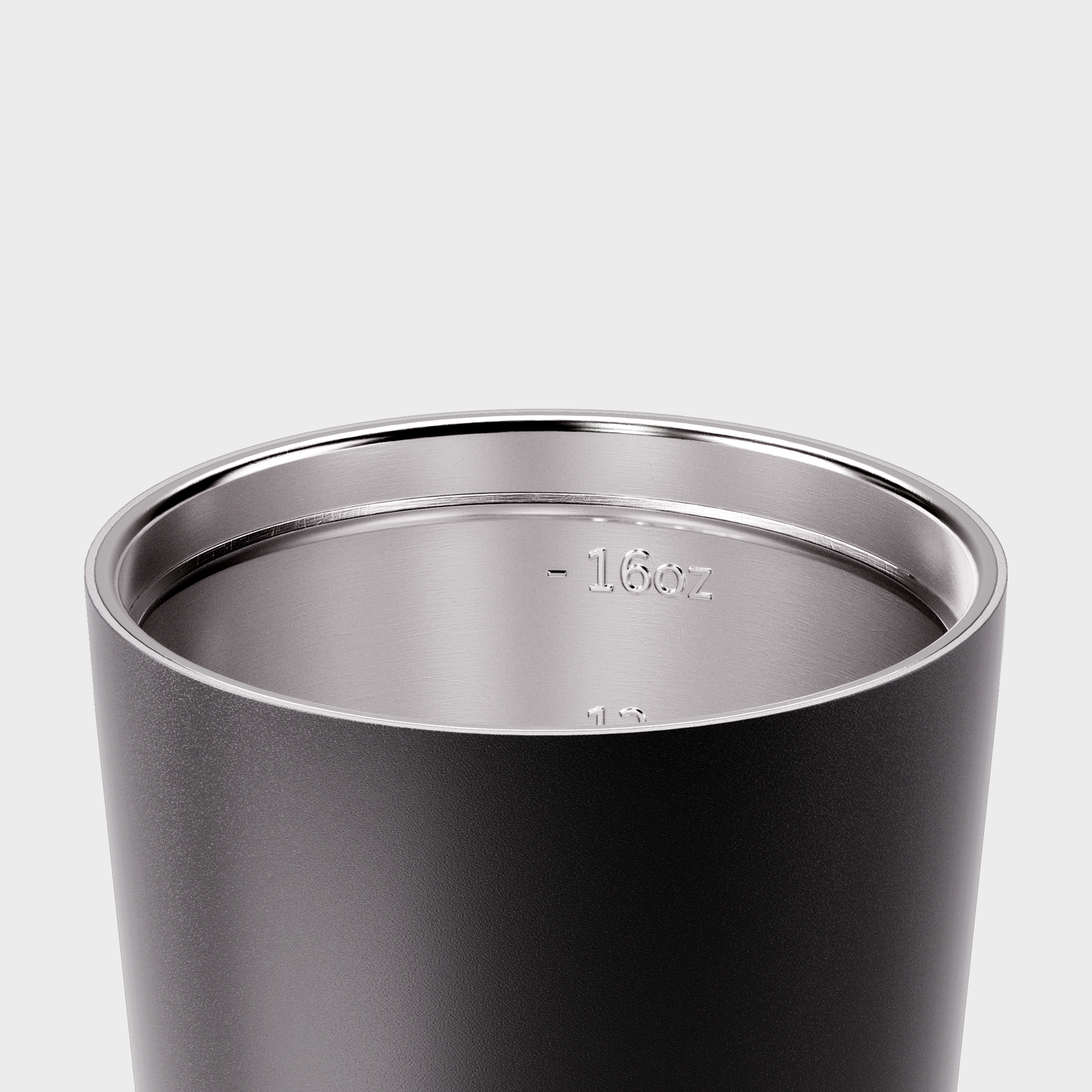 Reusable Cup | Grande | Coal | Stainless Steel | 475ml/16oz