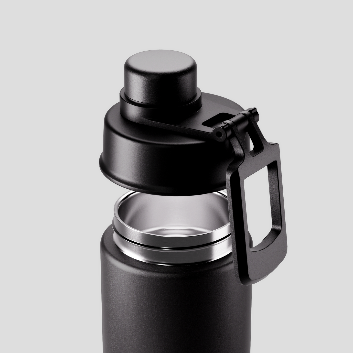 Drink Bottle | Move | Coal | Stainless Steel | 660ml/22oz