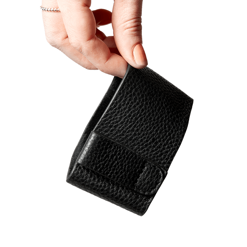 Leather Sleeve | Bino | Black